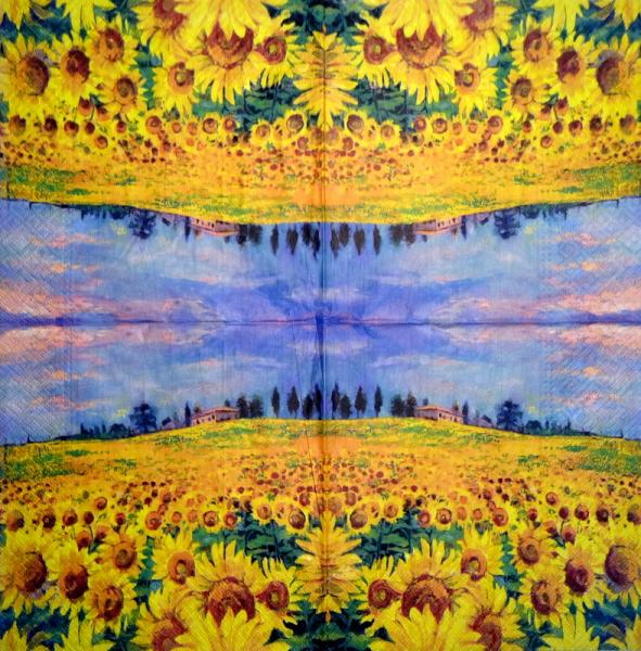 002 Sunflowers - 3 ply - CS